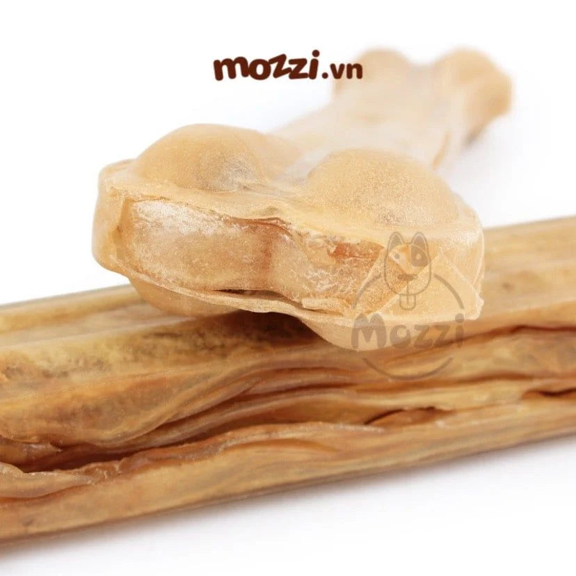 [Chó] Bánh thưởng ăn vặt Snack xương nhai da bò nguyên chất nhiều lớp - Da bò (Gói lẻ)