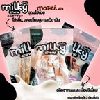 [Chó] Bánh thưởng ăn vặt Snack Milky Chew gà bọc xương sữa dê mềm - Gà bọc xương sữa dê (Gói lẻ)