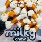 [Chó] Bánh thưởng ăn vặt Snack Milky Chew gà bọc xương sữa dê mềm - Gà bọc xương sữa dê (Gói lẻ)