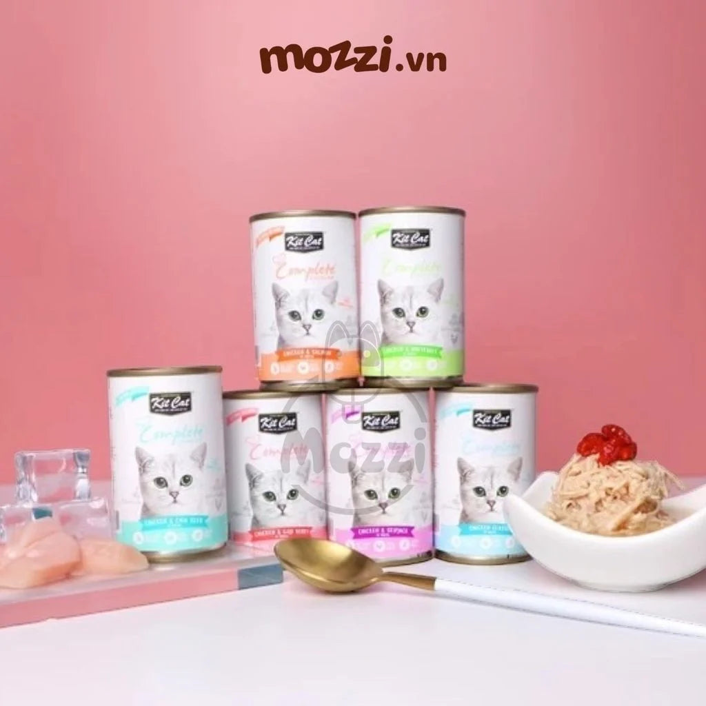 [Mèo] Pate & thức ăn ướt KitCat Complete Cuisine Pate lon cho mèo - Truyền thống (80gr)