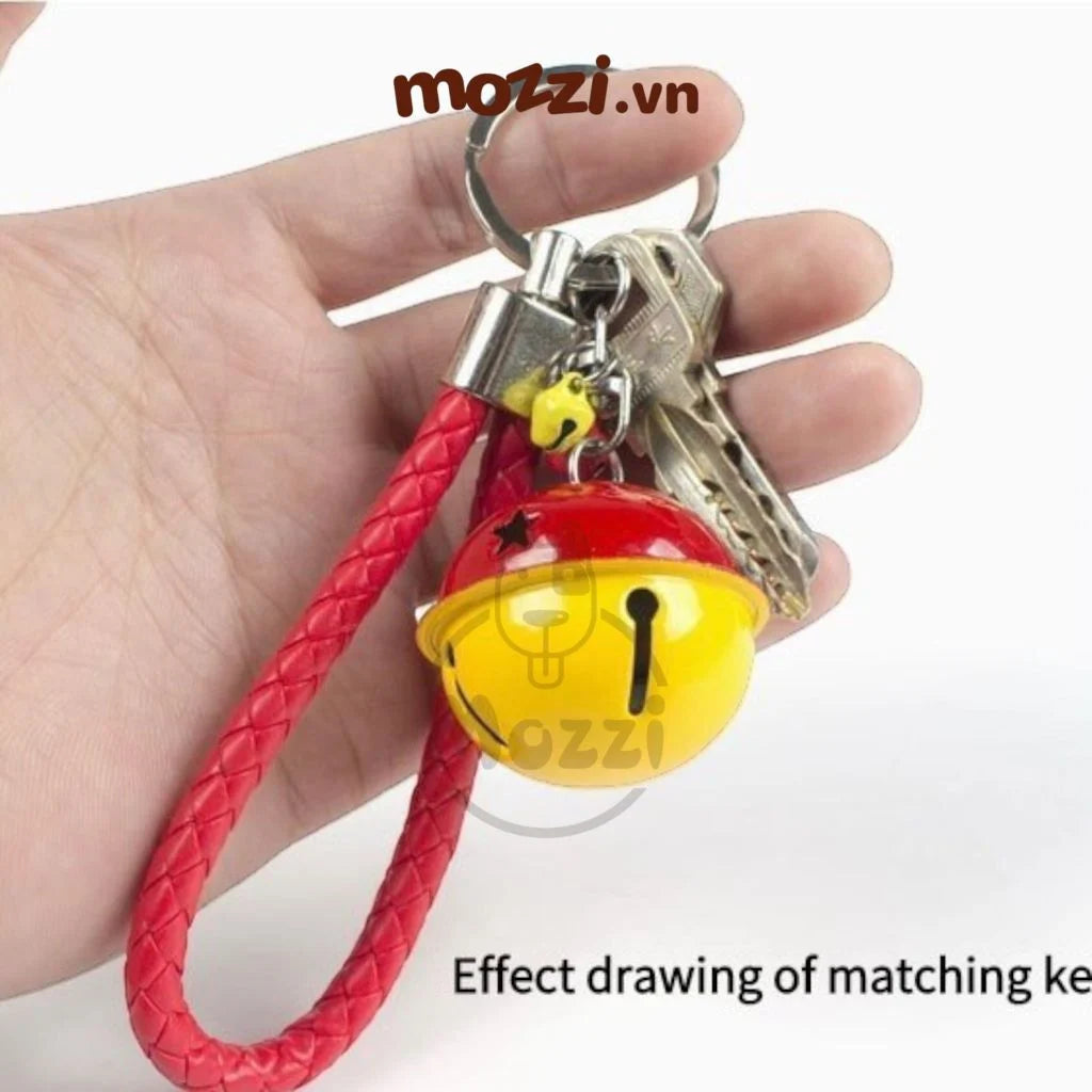 [Chó & Mèo] Vòng cổ - dây dắt Chuông lục lạc mix màu cỡ đại - Phối màu (-)